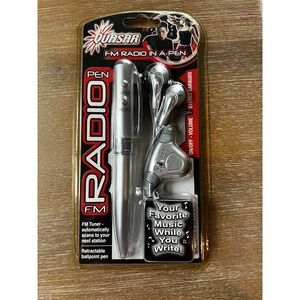 Quasar Auto-Seek FM Radio w/ Ballpoint Pen QP-3